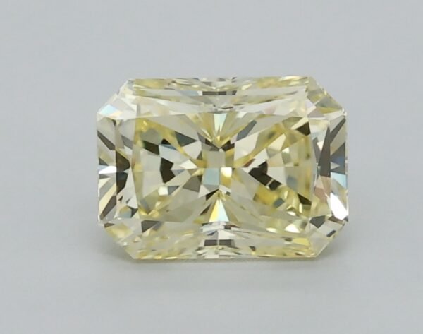 0.72 carat, Colour - Y3  Fancy Yellow, Clarity - VVS1, Shape - Rectangular Radiant,  BDM