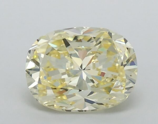 1.10 carat, Colour - Y3  Fancy Yellow, Clarity - VS1, Shape - Modified Rectangular Cushion,  BDM