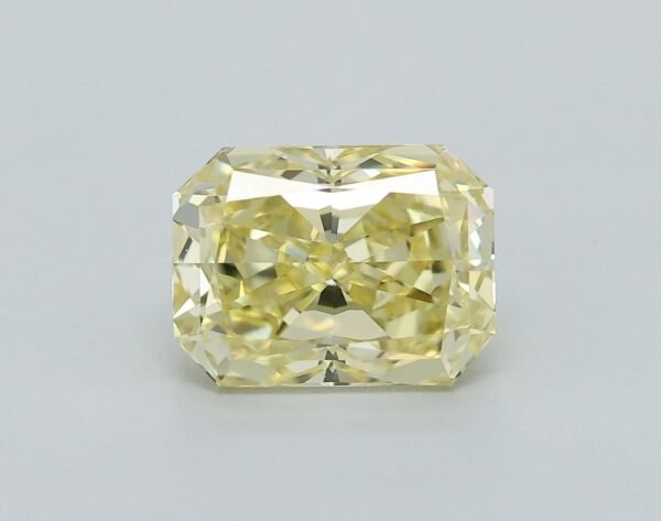 0.56 carat, Colour - Y5  Fancy Intense Yellow, Clarity - VS1, Shape - Rectangular Radiant,  BDM