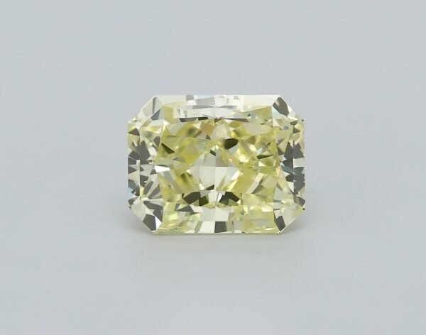 0.53 carat, Colour - Y3  Fancy Yellow, Clarity - VVS1, Shape - Rectangular Radiant,  BDM