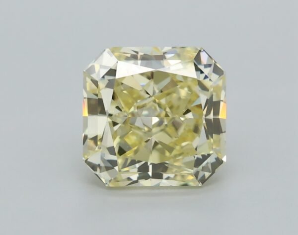 1.17 carat, Colour - Y3  Fancy Yellow, Clarity - VS1, Shape - Square Radiant,  BDM