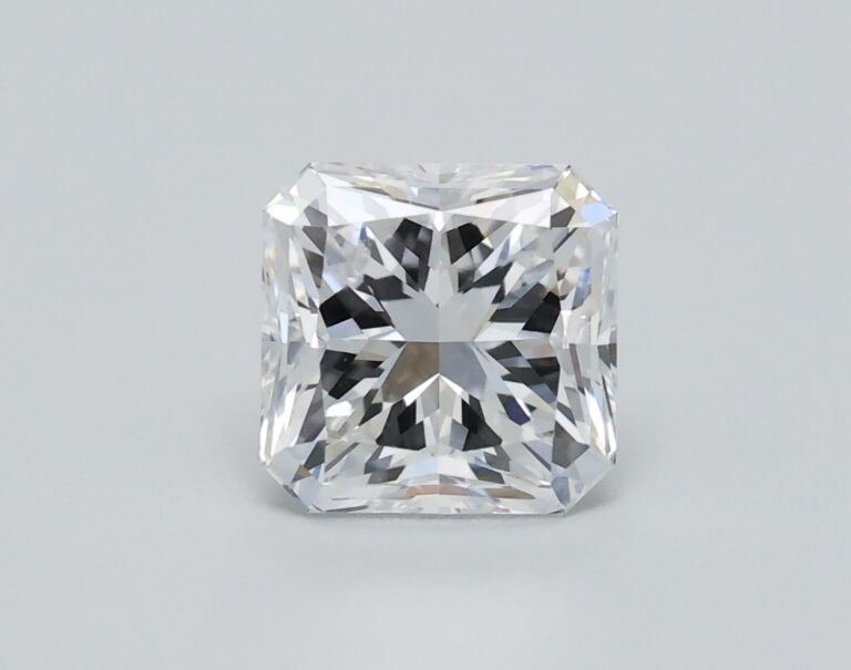 0.55 carat, Colour – D, Clarity – VVS2, Shape – Square Radiant,  BDM