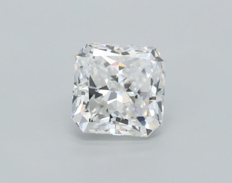 0.82 carat, Colour – F, Clarity – VVS1, Shape – Square Radiant,  BDM