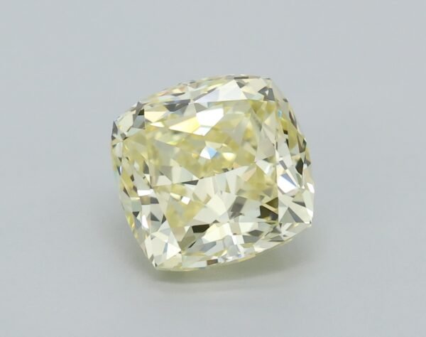 1.03 carat, Colour - Y3  Fancy Yellow, Clarity - VVS1, Shape - Modified Cushion,  BDM