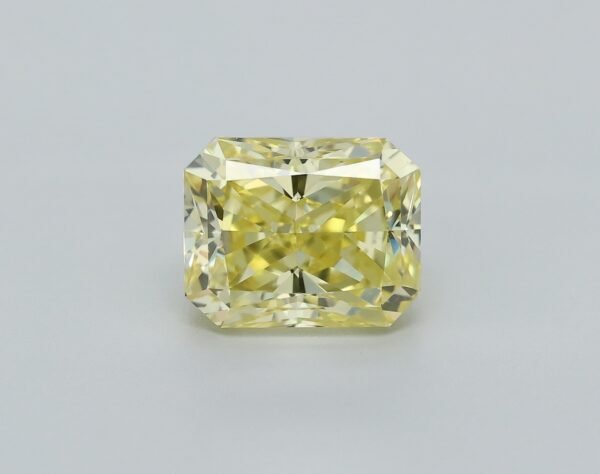 0.99 carat, Colour - Y5  Fancy Intense Yellow, Clarity - SI1, Shape - Rectangular Radiant,  BDM