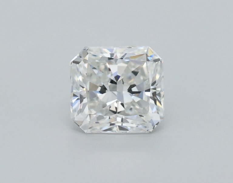 0.57 carat, Colour – F, Clarity – VVS2, Shape – Rectangular Radiant,  BDM