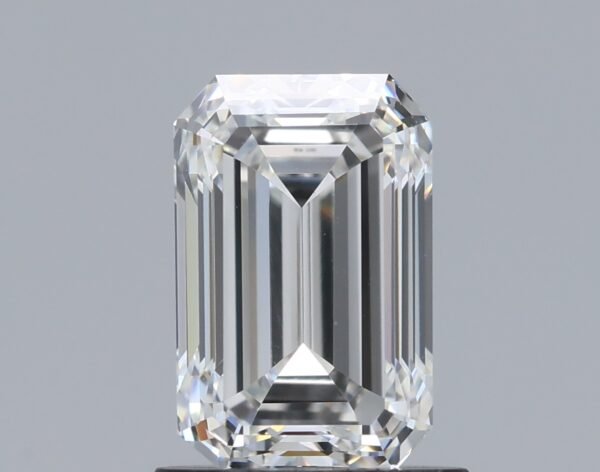 1.25 carat, Colour - H, Clarity - VVS1, Shape - Rectangular Emerald,  BDM