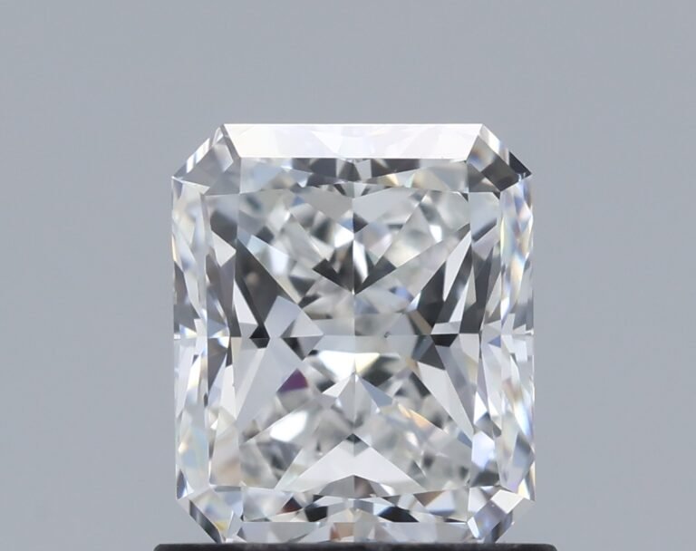 1.10 carat, Colour – F, Clarity – VS1, Shape – Rectangular Radiant,  BDM