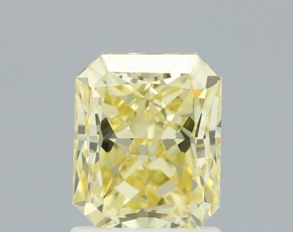 1.81 carat, Colour - Y5  Fancy Intense Yellow, Clarity - VS2, Shape - Radiant,  BDM
