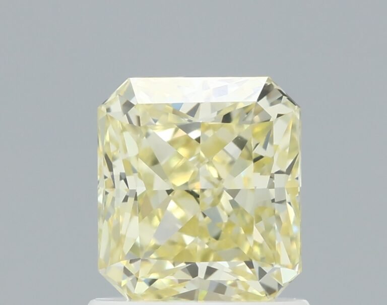 1.17 carat, Colour – Y3  Fancy Yellow, Clarity – VVS1, Shape – Radiant,  BDM
