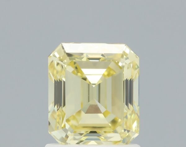 1.44 carat, Colour - Y4  Fancy Yellow, Clarity - VVS1, Shape - Emerald,  BDM