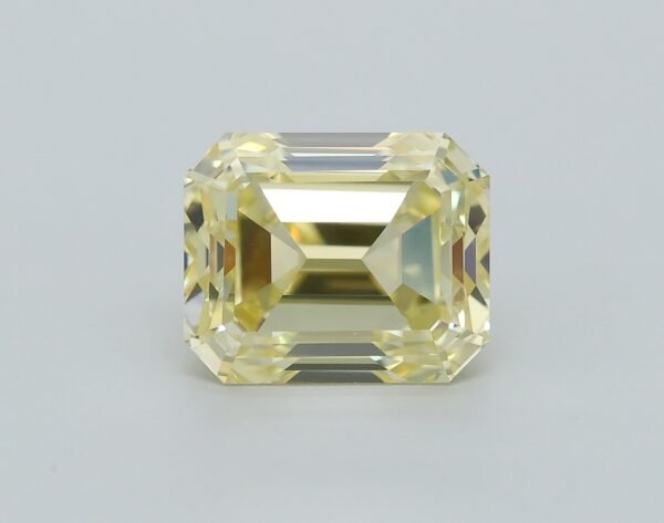 1.20 carat, Colour - Y5  Fancy Intense Yellow, Clarity - VVS2, Shape - Rectangular Emerald,  BDM