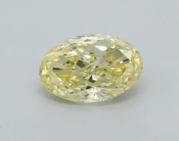 1.02 carat, Colour - Y5  Fancy Intense Yellow, Clarity - VS2, Shape - Modified Oval,  BDM