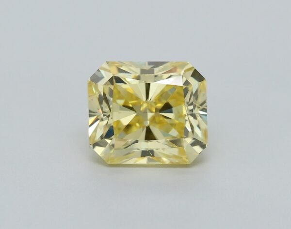 0.69 carat, Colour - Y5  Fancy Intense Yellow, Clarity - SI2, Shape - Rectangular Radiant,  BDM