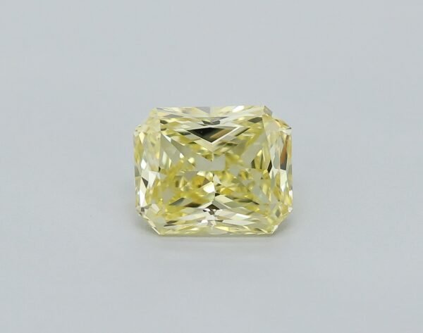 0.35 carat, Colour - Y5  Fancy Intense Yellow, Clarity - VS2, Shape - Rectangular Radiant,  BDM