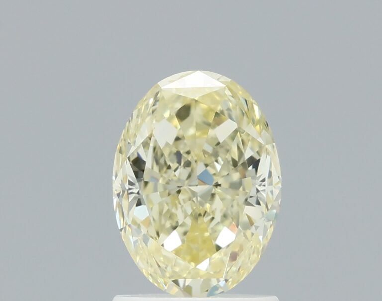 1.69 carat, Colour – Y3  Fancy Yellow, Clarity – VVS2, Shape – Modified Oval,  BDM