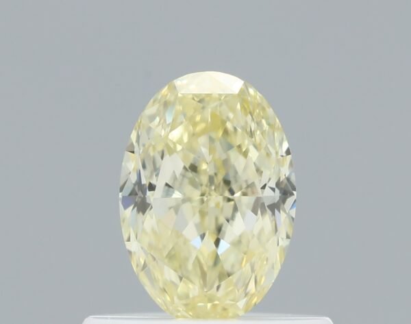 0.57 carat, Colour - Y3  Fancy Yellow, Clarity - VS1, Shape - Modified Oval,  BDM