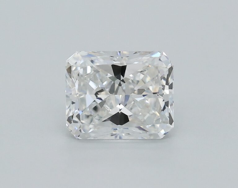 0.52 carat, Colour – F, Clarity – VVS1, Shape – Rectangular Radiant,  BDM
