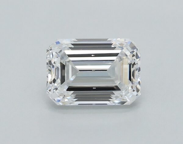 0.51 carat, Colour - E, Clarity - VS2, Shape - Rectangular Emerald,  BDM