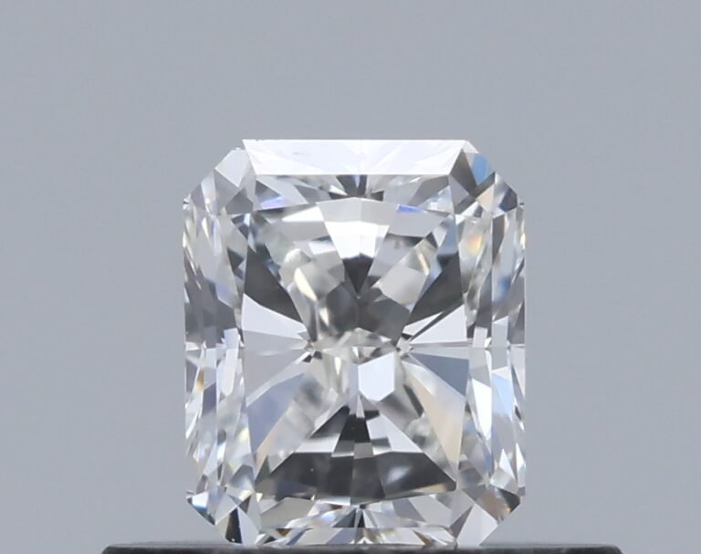 0.46 carat, Colour – G, Clarity – VVS1, Shape – Radiant,  BDM