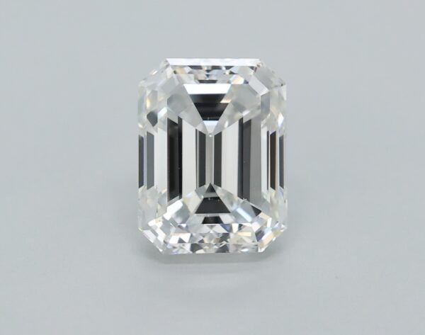0.72 carat, Colour - F, Clarity - VVS1, Shape - Rectangular Emerald,  BDM