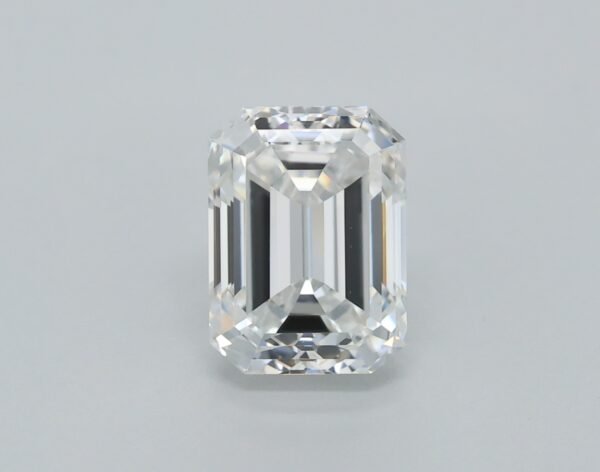 0.76 carat, Colour - F, Clarity - VS1, Shape - Rectangular Emerald,  BDM