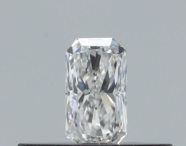 0.16 carat, Colour - F, Clarity - VVS1, Shape - Radiant,  BDM