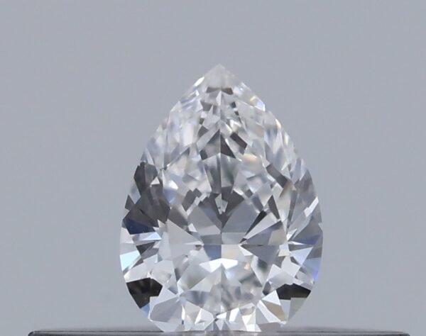 0.15 carat, Colour - F, Clarity - VVS1, Shape - Pear,  BDM